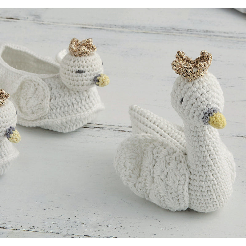 Albetta Crochet Swan Rattle