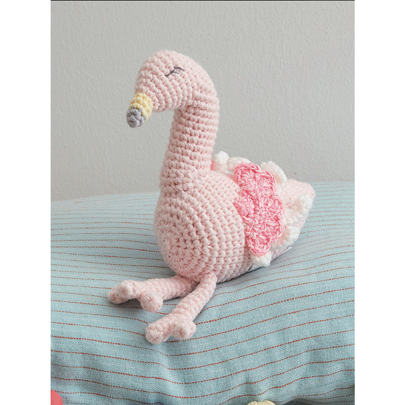 Albetta Crochet Flamingo Rattle