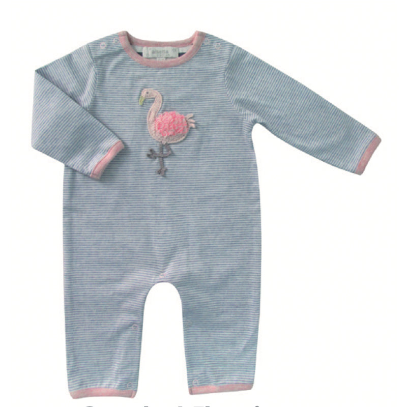 Albetta Crochet Flamingo Babygrow