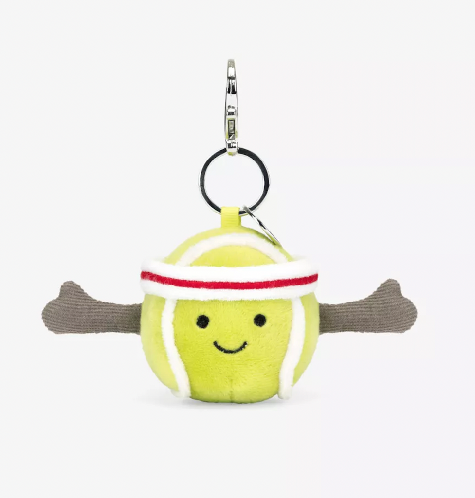 Jellycat Amuseables Sports Tennis Bag Charm