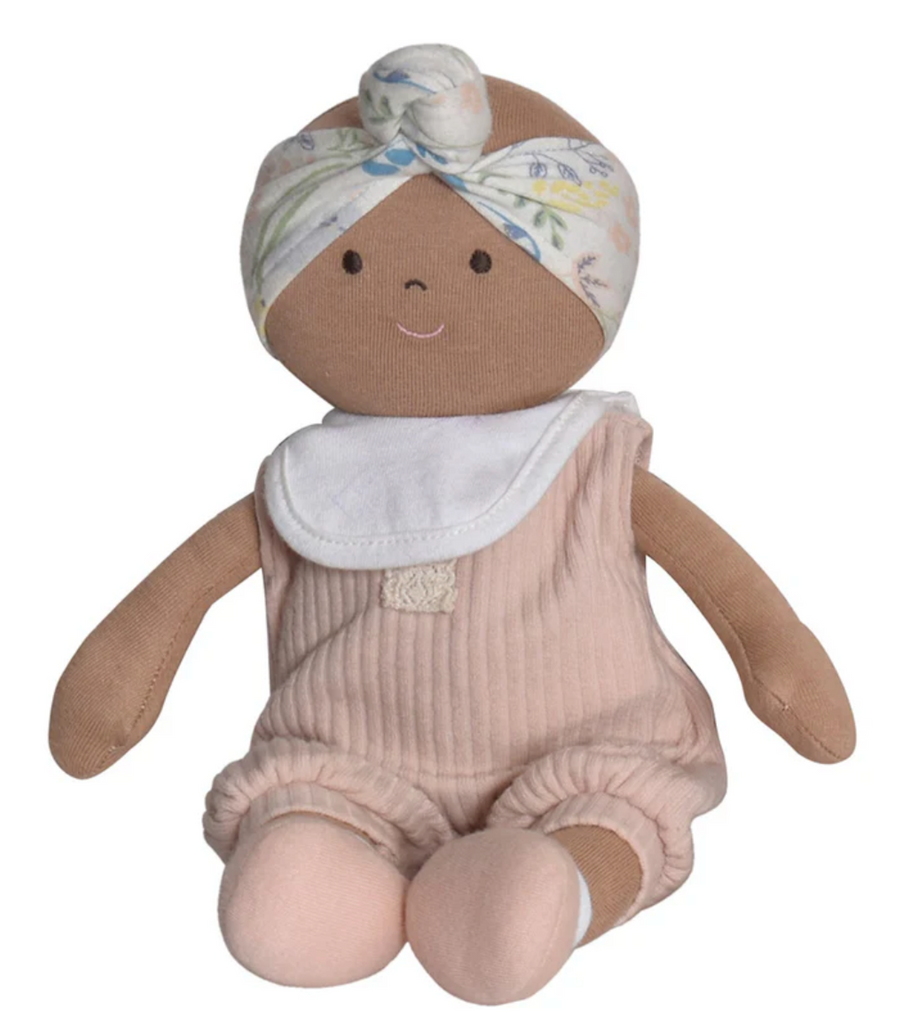 Baby Luna in Pink Boniklka Cloth Doll