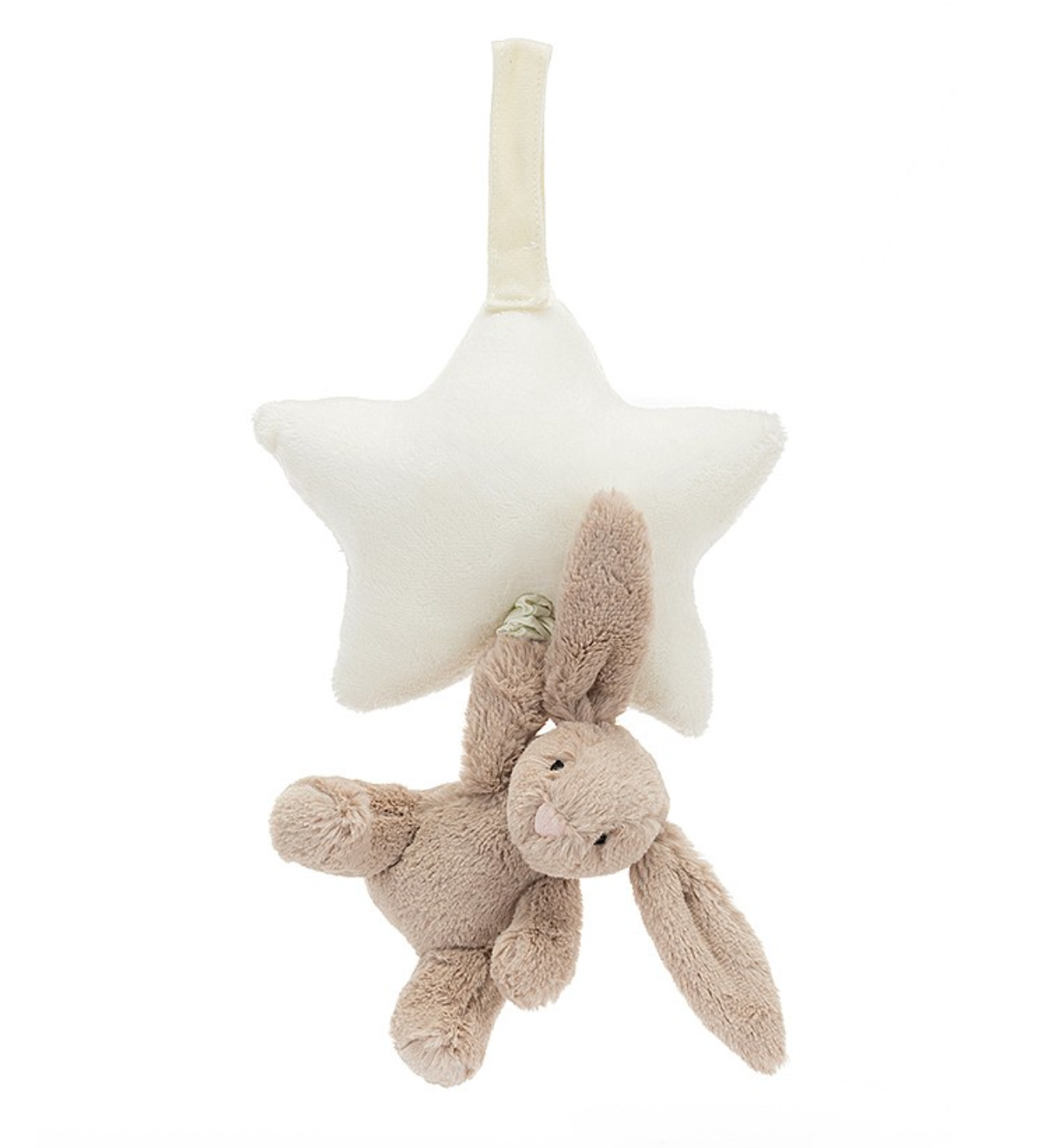 Jellycat Bashful Beige Bunny Star Musical Pull