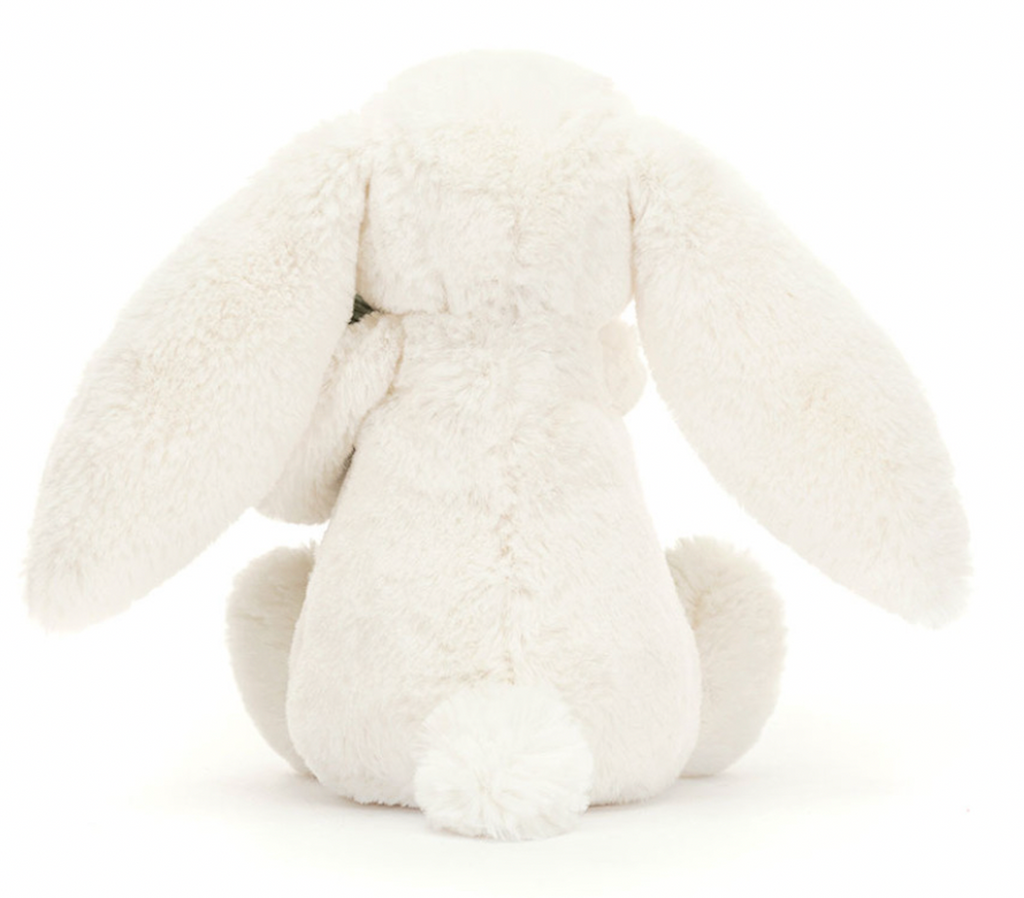 Jellycat Bashful Bunny with Christmas Tree