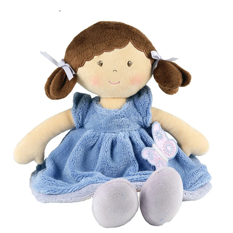 Personalised Rag Dolls Name Embroidered on Soft Doll Hedgehog Gifts