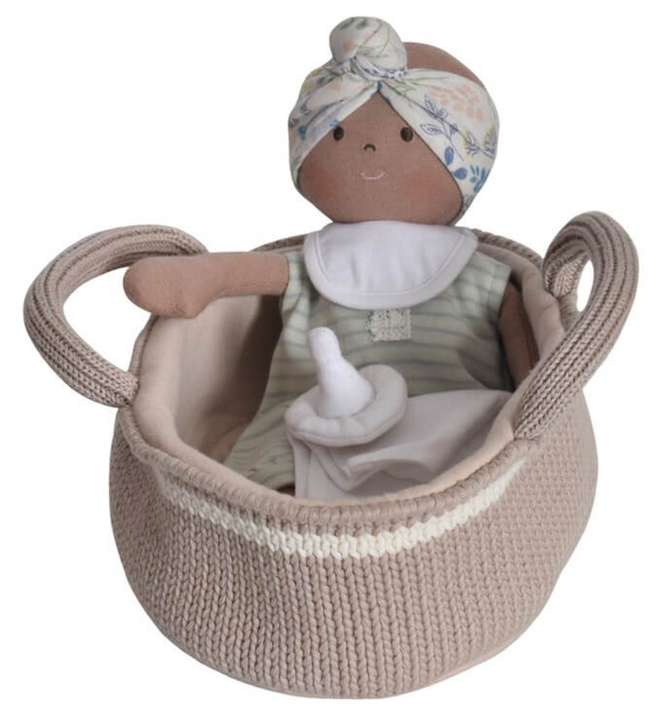 Bonikka Baby Doll with Carry Cot & Accessories - Personalised