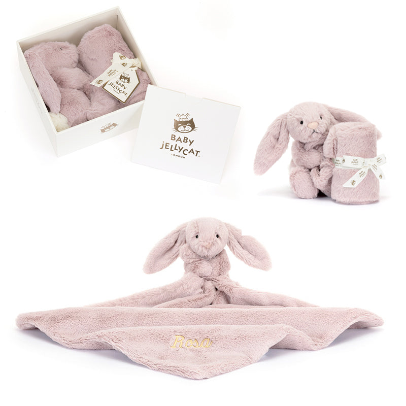 Jellycat Bashful Luxe Bunny Rosa Soother