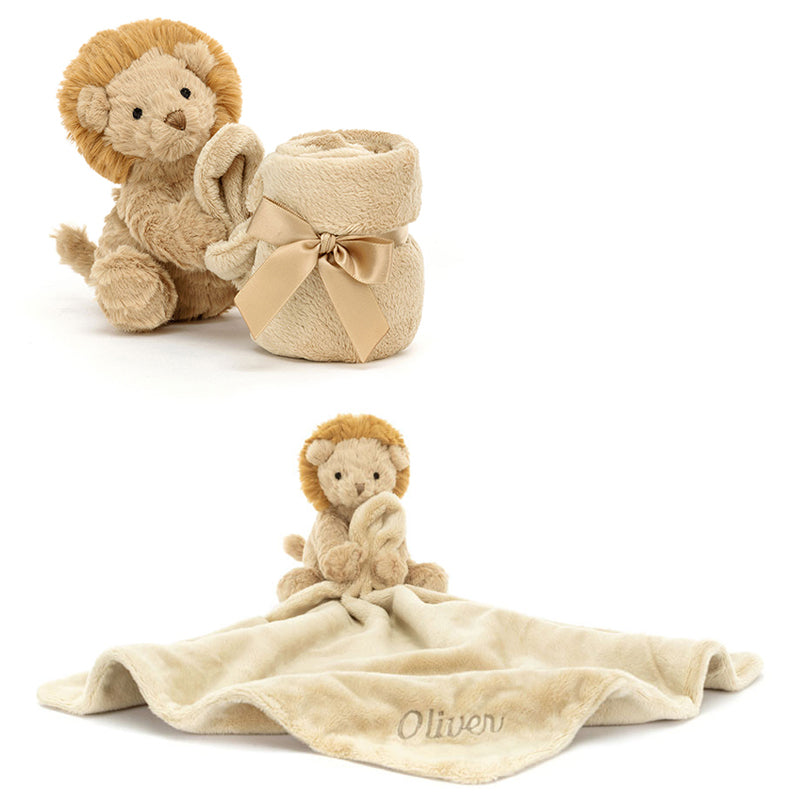 Jellycat Fuddlewuddle Lion Soother - personalised