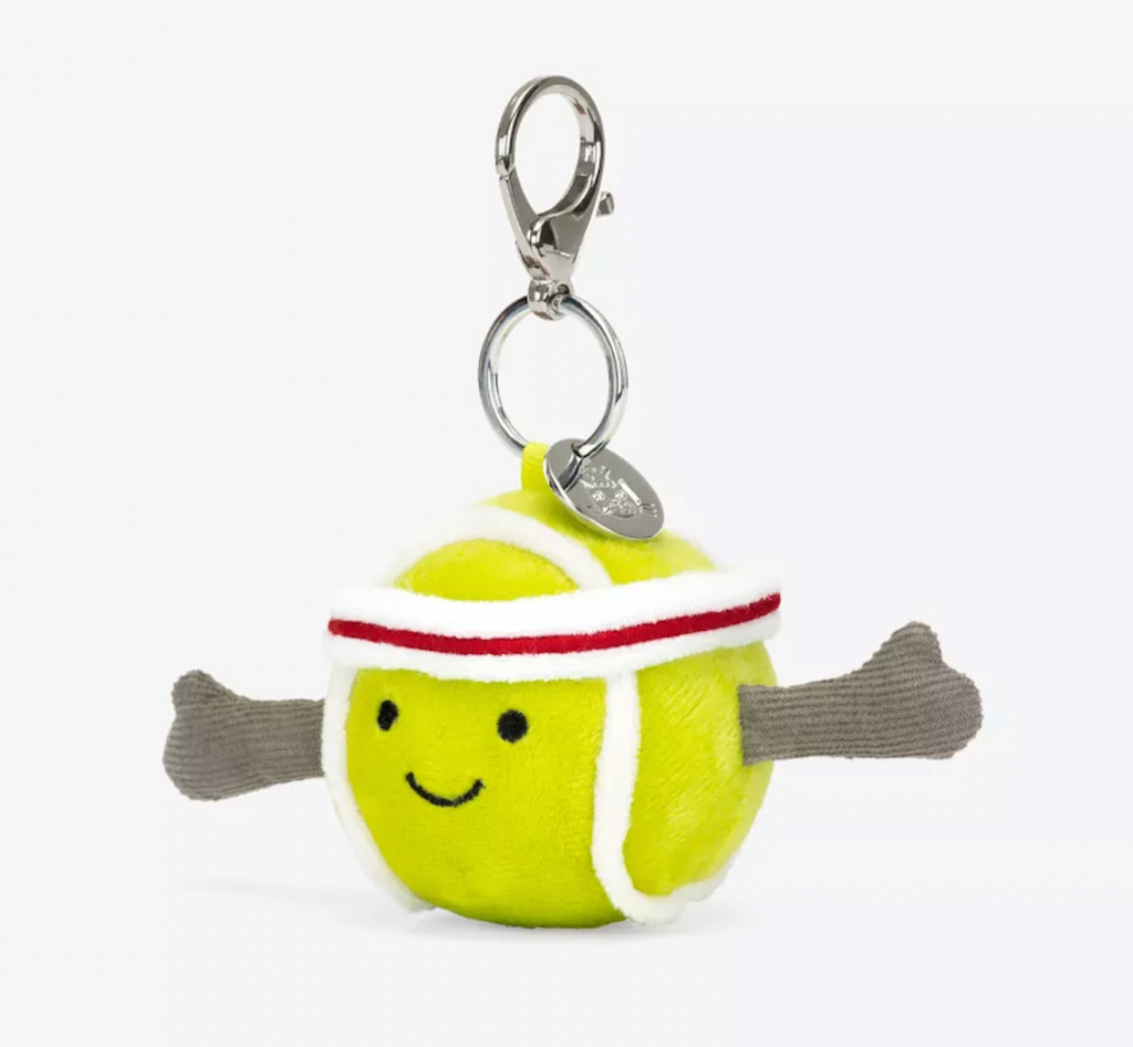 Jellycat Amuseables Sports Tennis Bag Charm