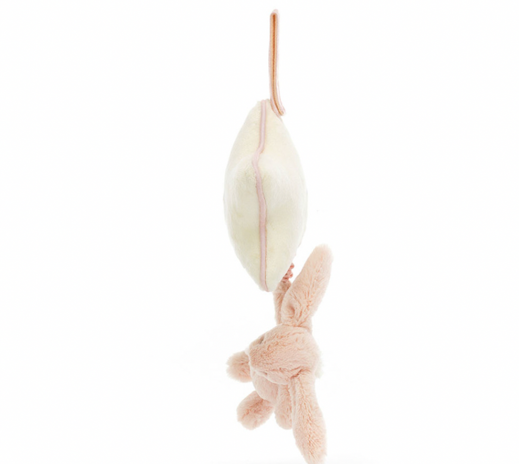 Jellycat Bashful Bunny Musical Pull Blush