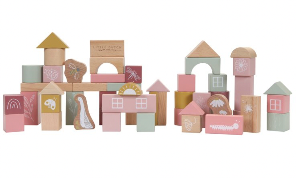 Little Dutch Building Blocks - Pink