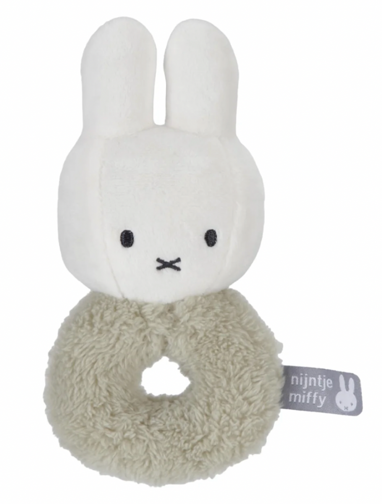 Miffy Rattle Fluffy - Green