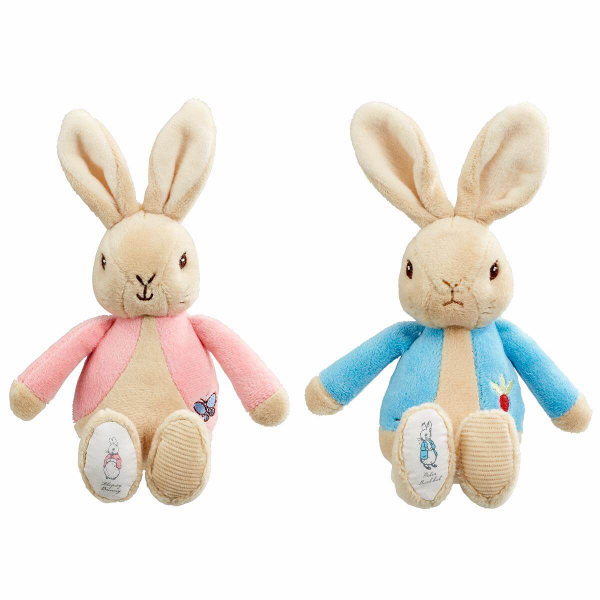 Peter Rabbit & Flopsy Bunny Bean Rattles