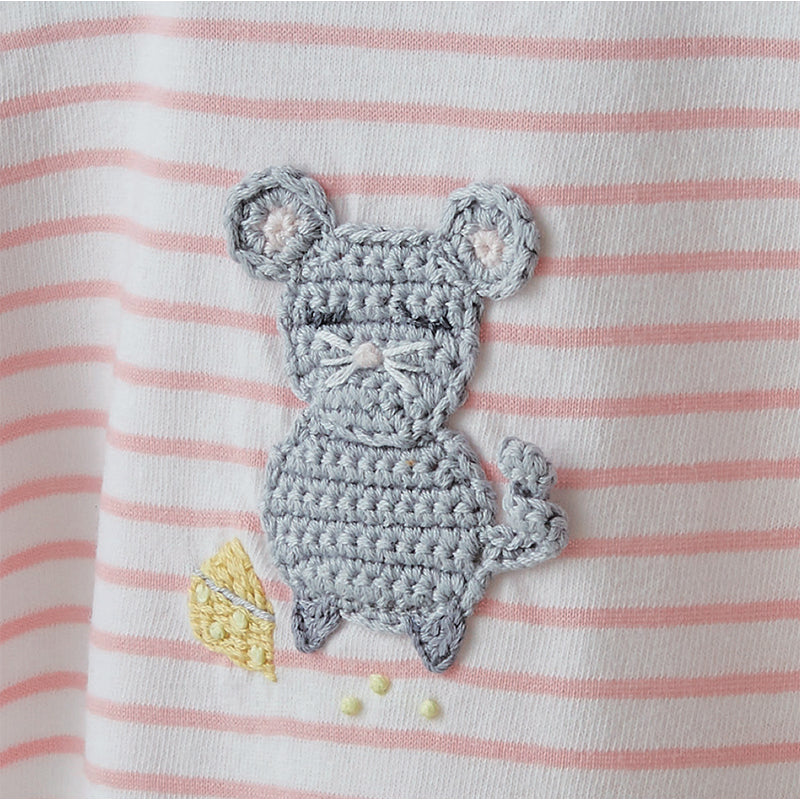 Albetta Crochet Mabel Mouse Babygrow