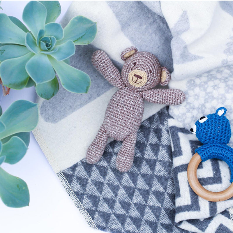 Albetta Crochet Bear Rattle