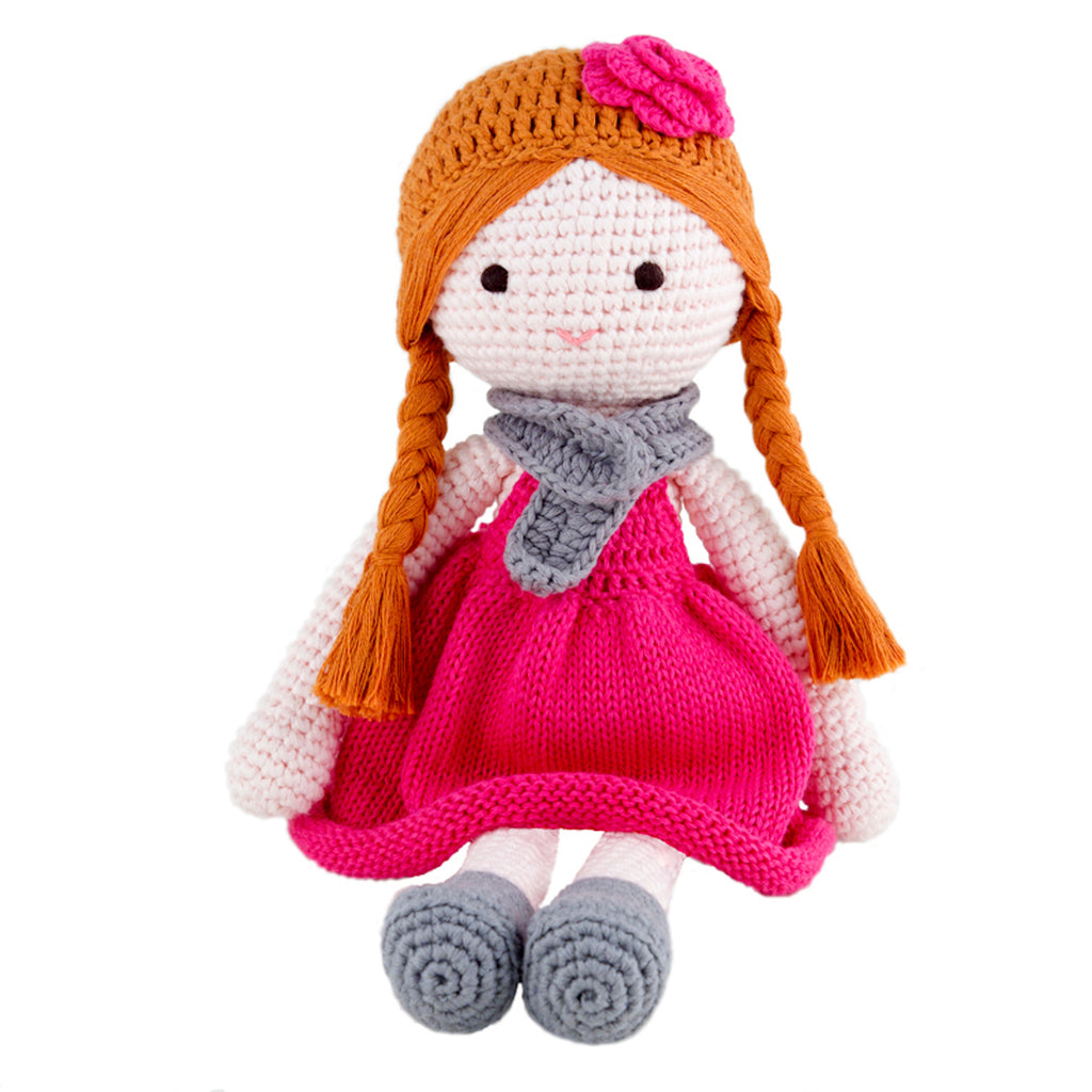 Ava Handmade Crochet Rag Doll