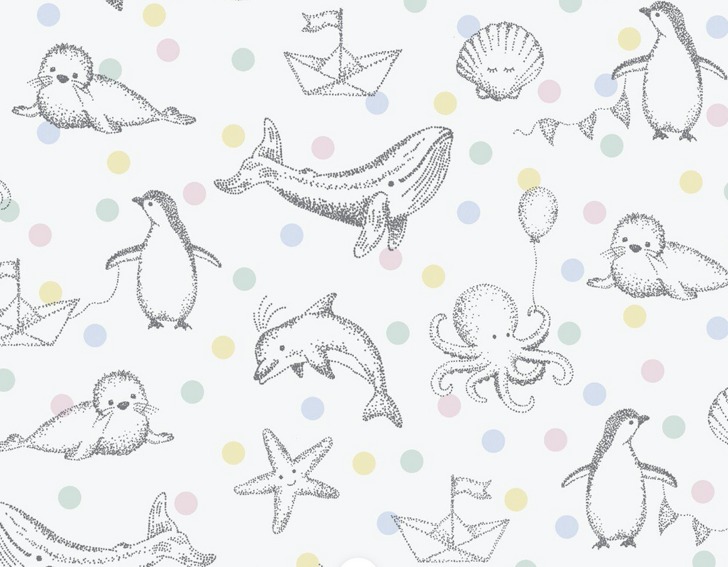 Sea Life Baby Gift Wrap