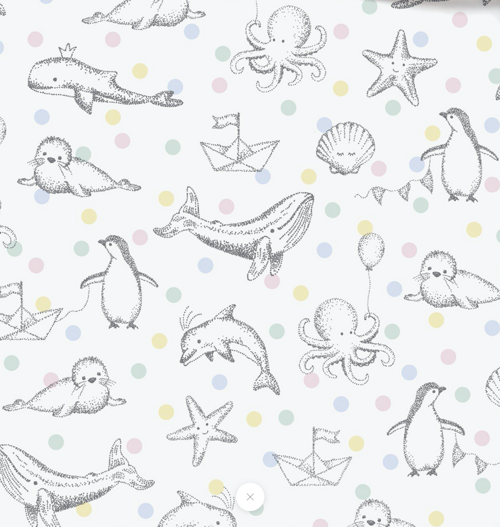 Sea Life Baby Gift Wrap