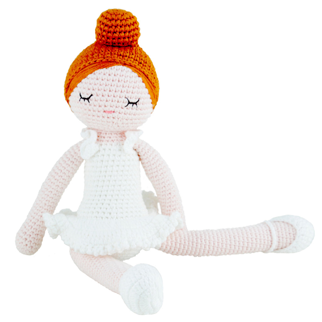 Ballerina Willow Handmade Crochet Rag Doll