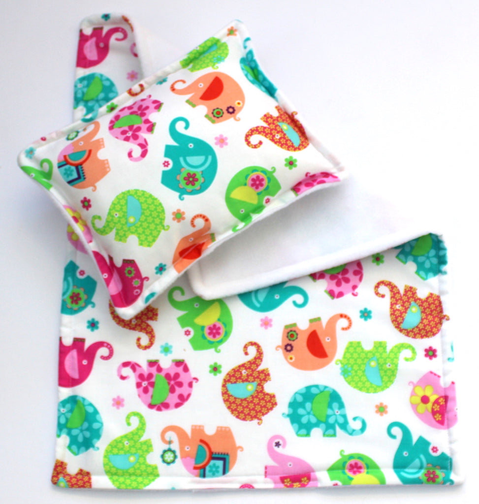 Dolls Cot Pram Blanket Set