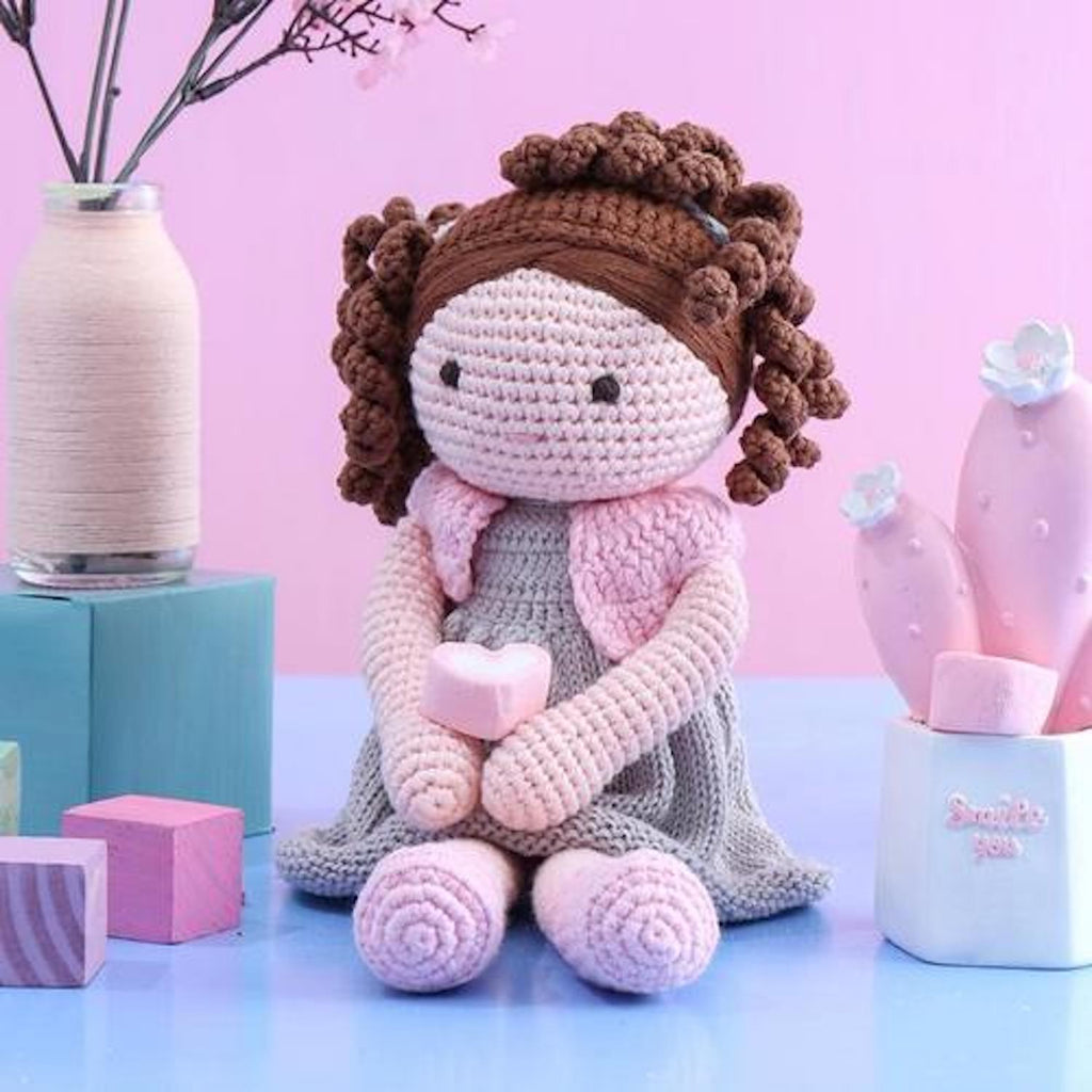 Freya Handmade Crochet Rag Doll