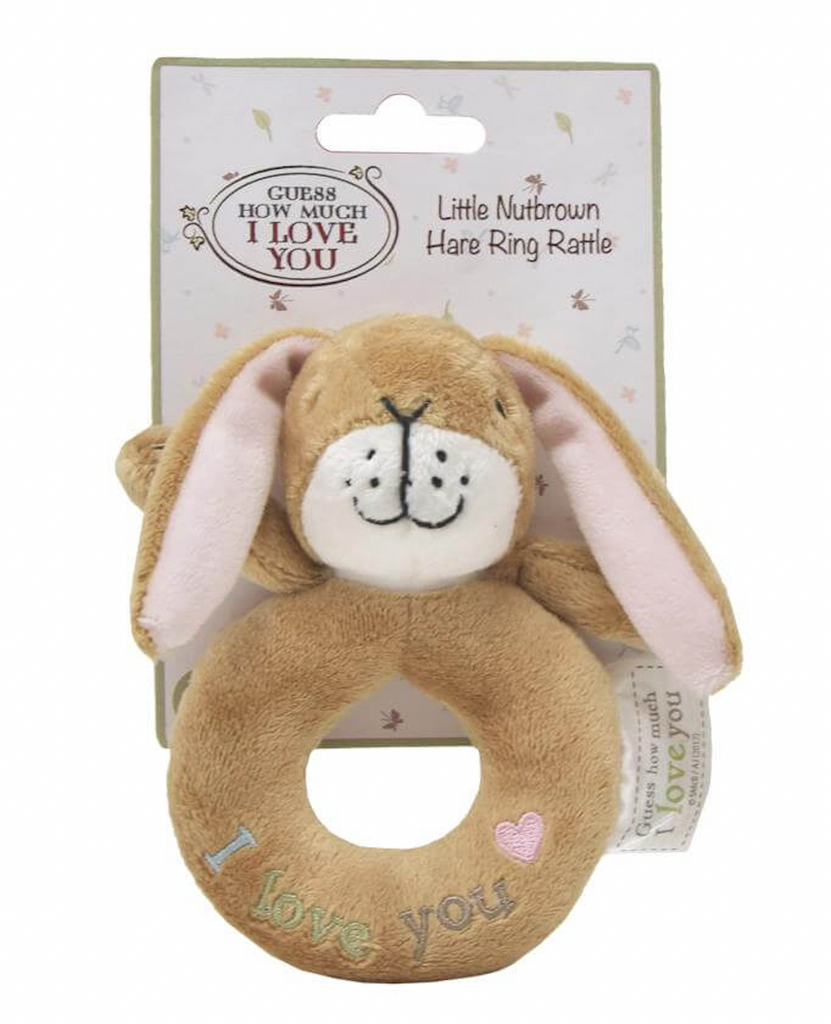 Little Nutbrown Hare Ring Rattle