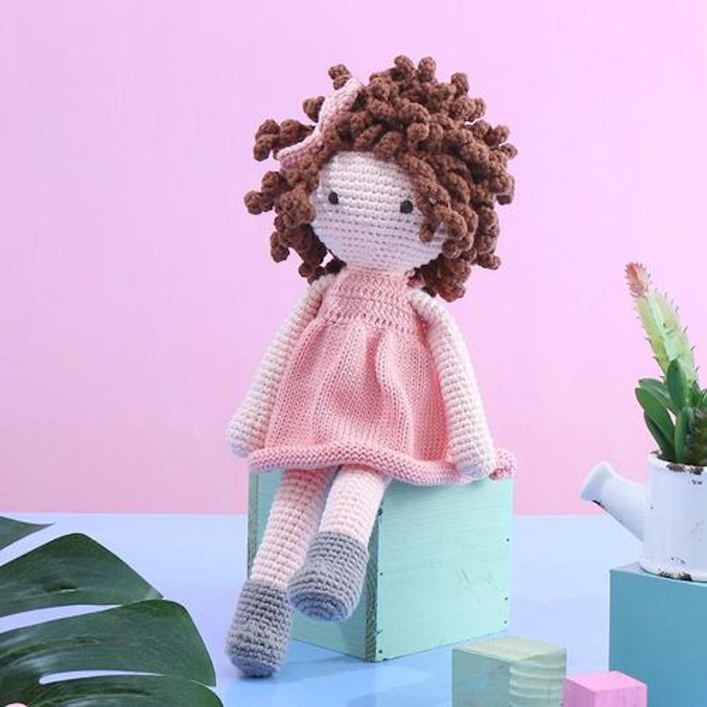 Eliza Handmade Crochet Rag Doll