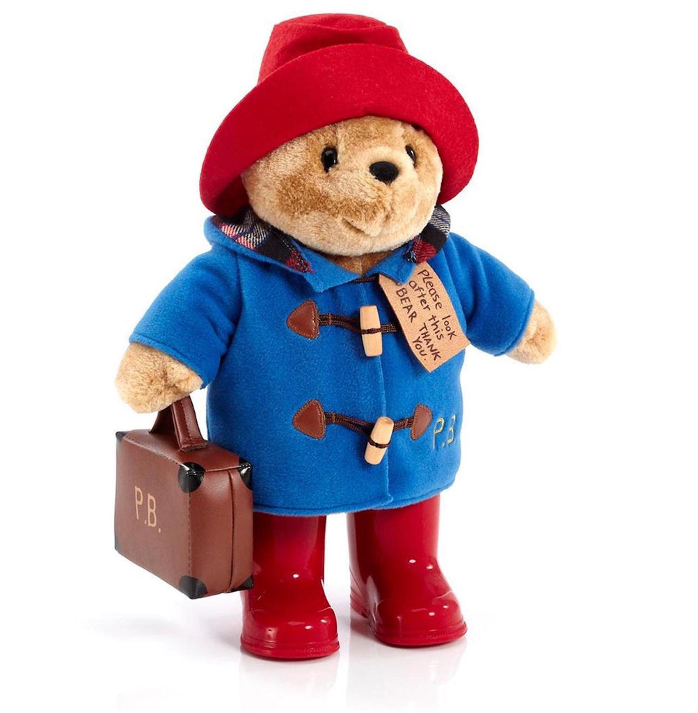 Large Classic Paddington Bear with Boots and Suitcase