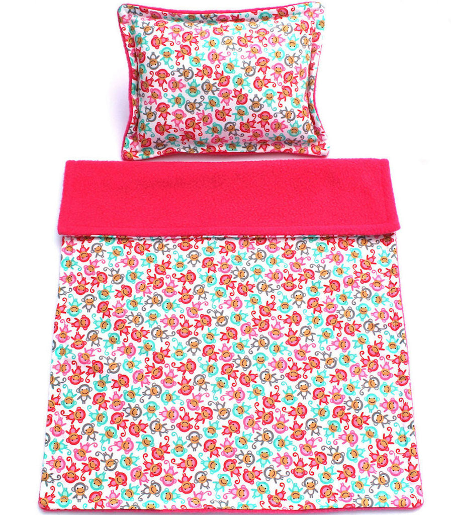 Dolls Pram Cot Blanket Set