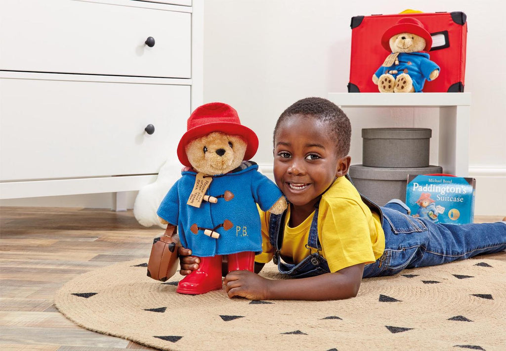 Large Classic Paddington Bear with Boots and Suitcase