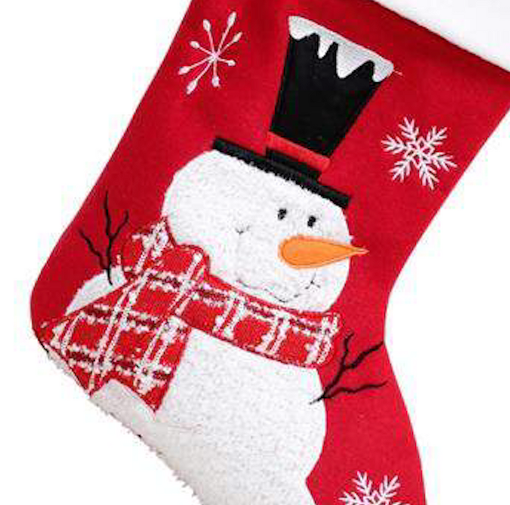 Snowman Christmas Stocking - Personalised