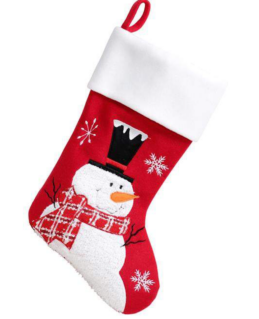 Snowman Christmas Stocking - Personalised