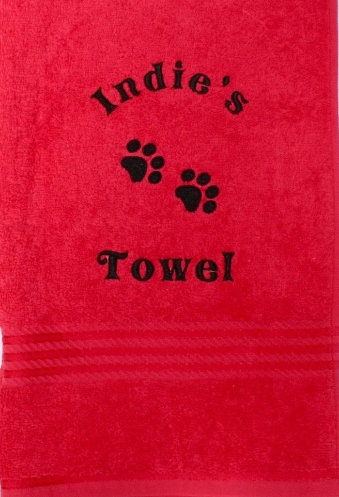 Personalised Dog Towel - Medium