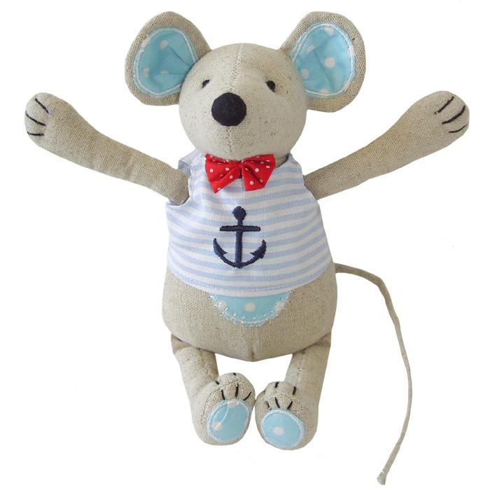 Powell Craft Boy Mouse with Anchor Top 20cm with arms waving and long tail