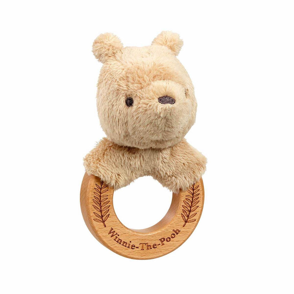 Pooh Always and Forever Wooden Ring Rattle