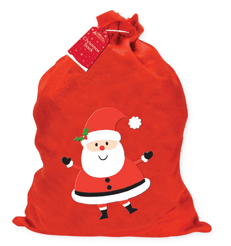 Felt Budget Santa Claus Sack - Personalised