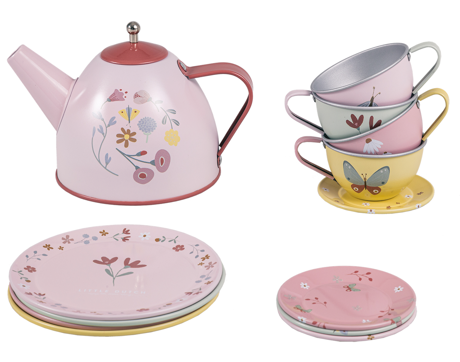 Little Dutch Tea Set - Flowers & Butterflies