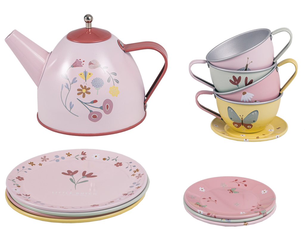 Little Dutch Tea Set - Flowers & Butterflies