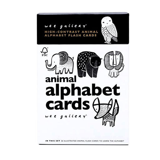 Wee Gallery Animal Alphabet Cards