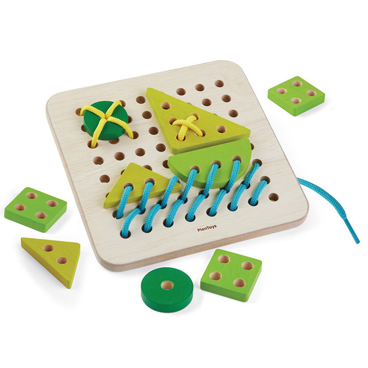 Plan Toys Eco Friendly Lacing Board