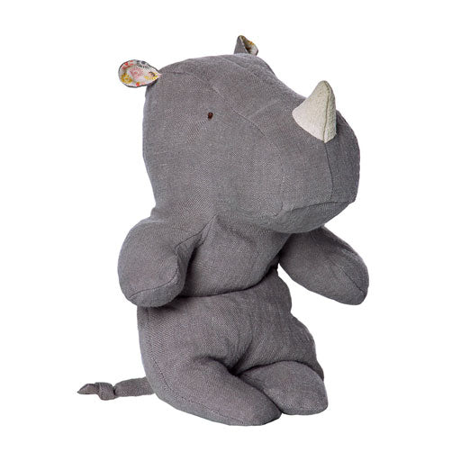 Maileg Safari Friends Little Rhino Grey is a special awesome gift toy for Christmas and Birthday