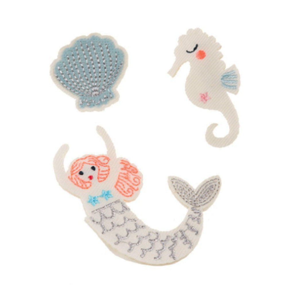 Meri Meri Mermaid Embroidered Brooches for children