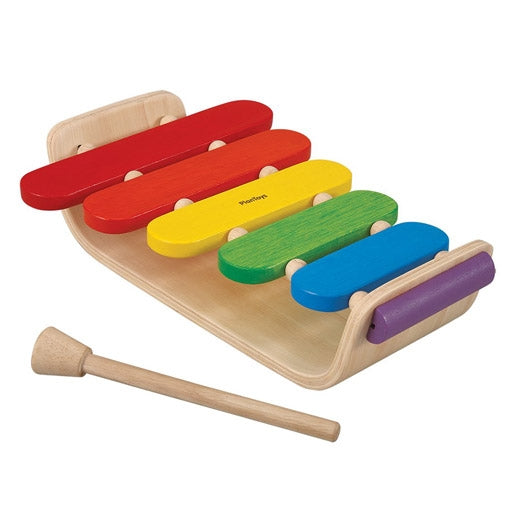 Plan Toys Oval Xylophone a unigue and colourful design gift for Christmas Birthdays musical toy
