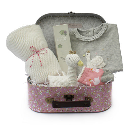 Swan Suitcase Gift Set