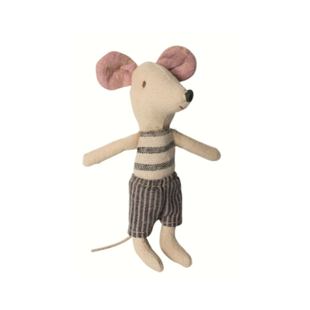 Maileg Big Brother Mouse in Underwear is a quirky enchanting classy gift toy for Christmas Birthday