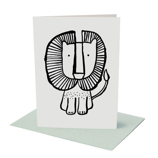 Wee Gallery Lion Card